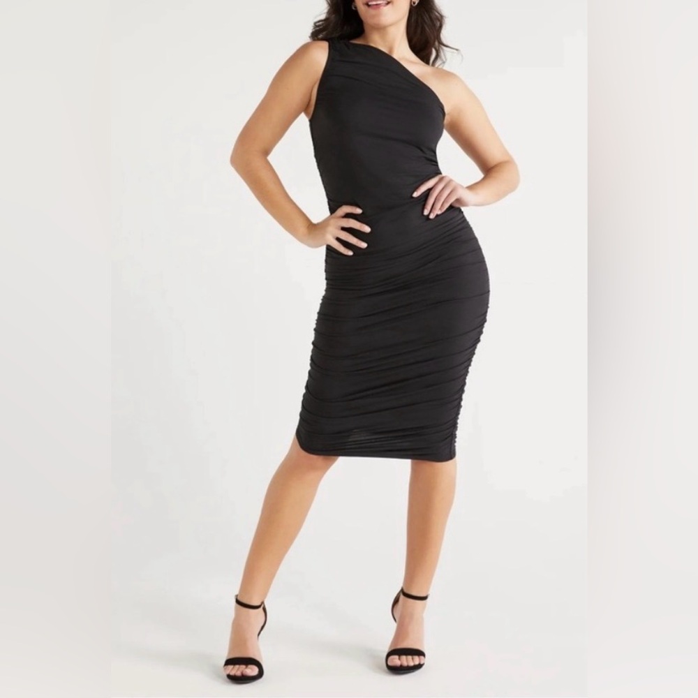 Sofia By Sofia Vergara Black Strapless Dress - image 2